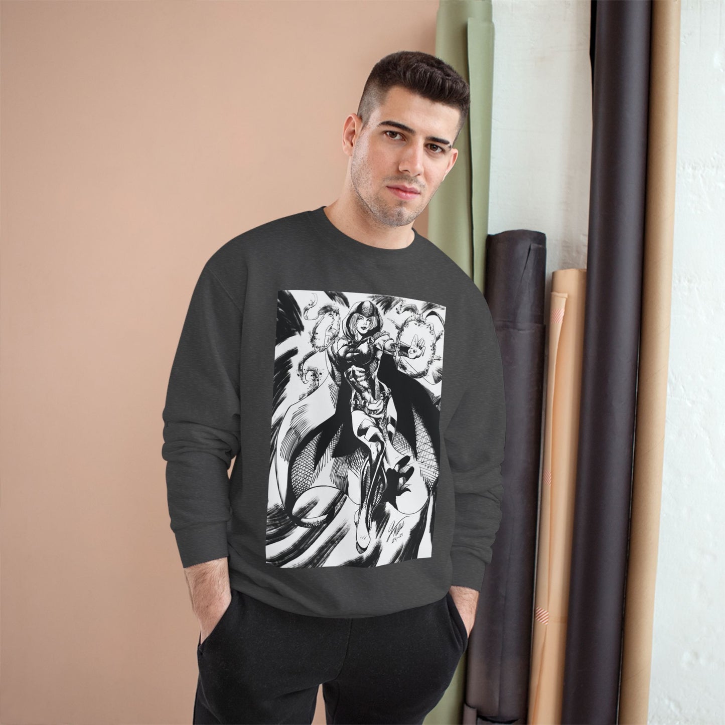 Raven Champion Sweatshirt — Comic Crewneck