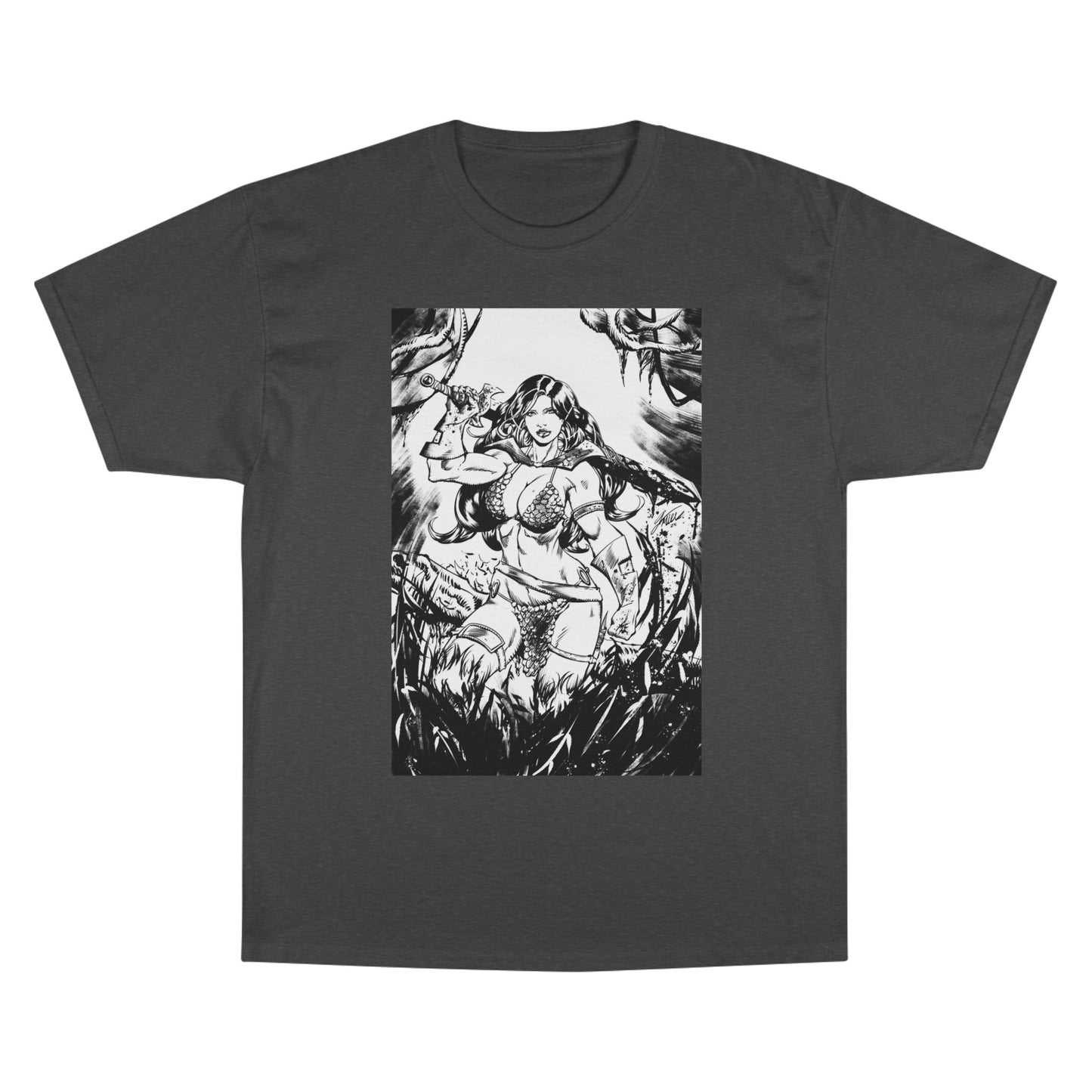 Red Sonja Sword & Sorcery Champion T-Shirt — Comic Fantasy Tee