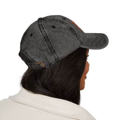 Vintage Embroidered Cap "The Vessel" – Washed Baseball Hat