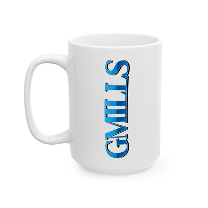 The Bat Ceramic Mug — Black Ink Equestrian Design (11oz/15oz)