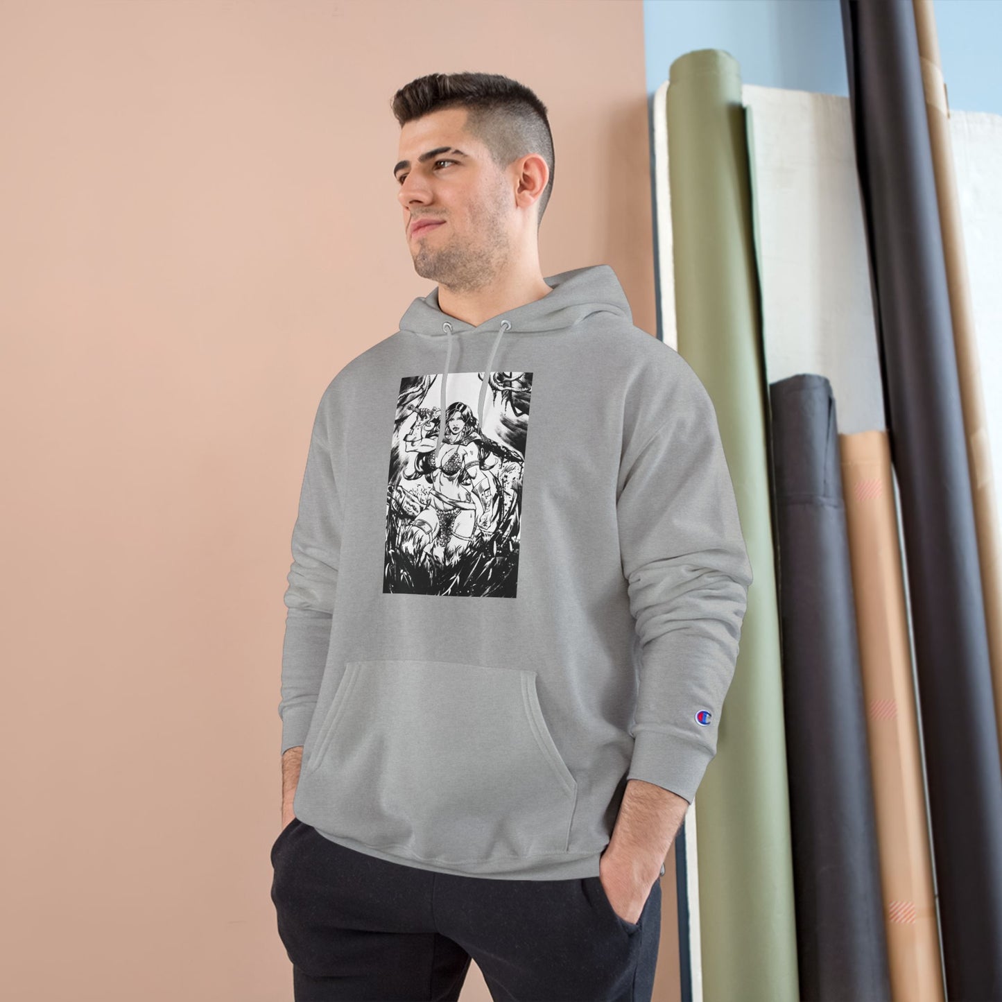 Red Sonja Champion Hoodie — Graphic Hoodie