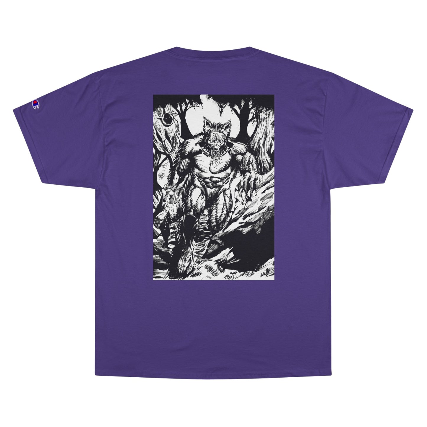 The Vessel Logo T‑Shirt — Horror Comic Back Print