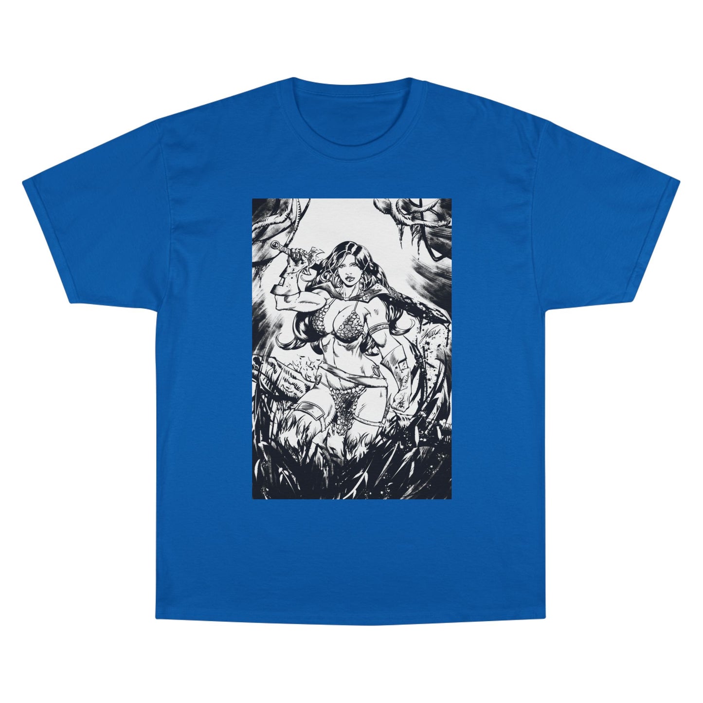 Red Sonja Sword & Sorcery Champion T-Shirt — Comic Fantasy Tee