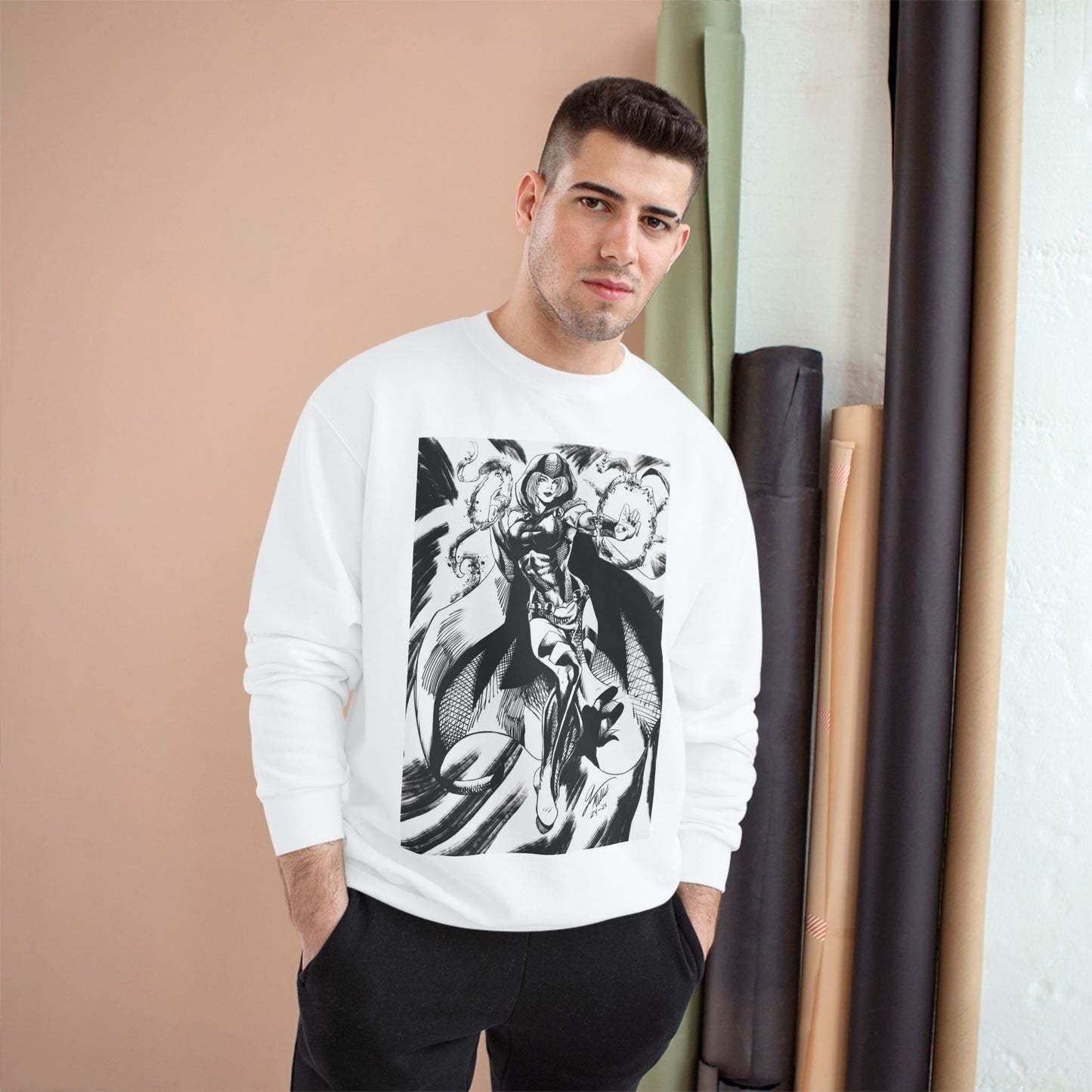 Raven Champion Sweatshirt — Comic Crewneck