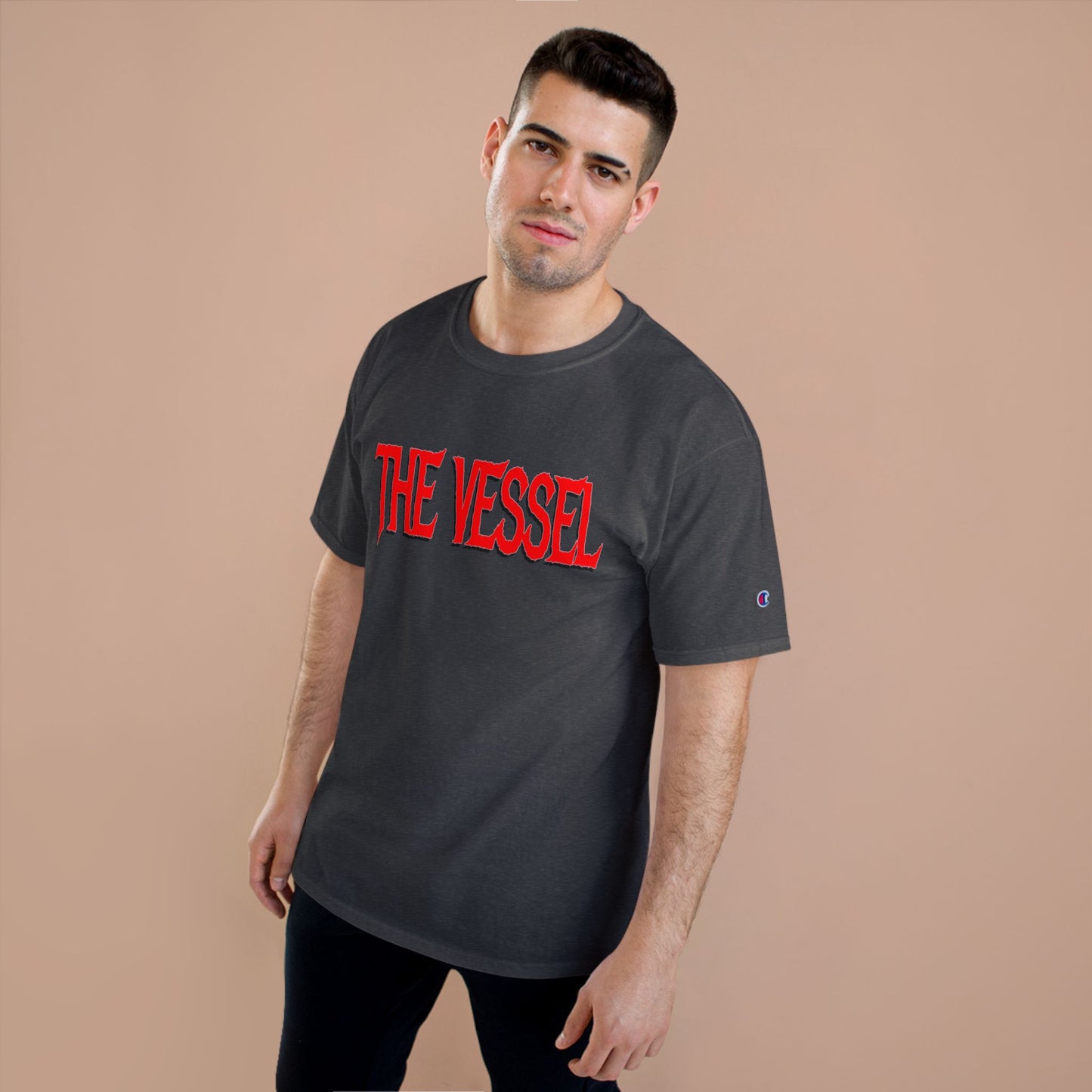 The Vessel Logo T‑Shirt — Horror Comic Back Print