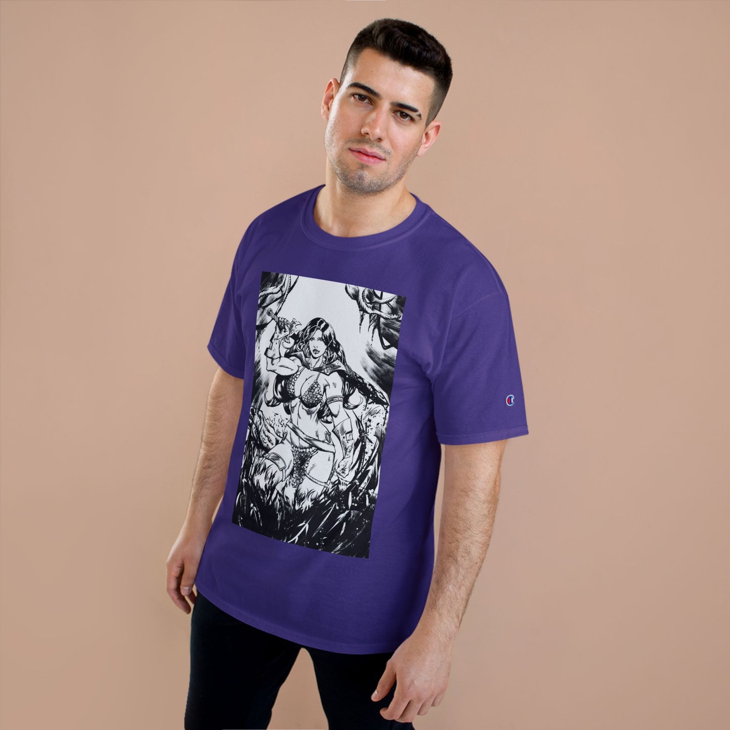 Red Sonja Sword & Sorcery Champion T-Shirt — Comic Fantasy Tee