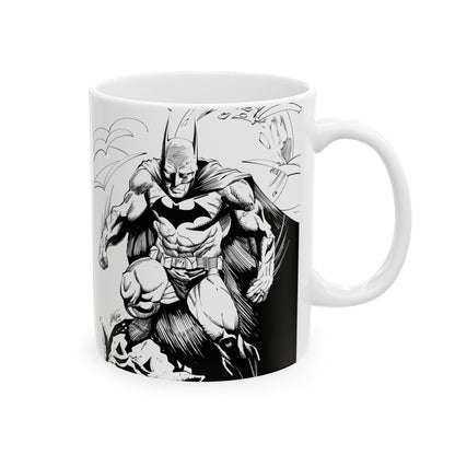 The Bat Ceramic Mug — Black Ink Equestrian Design (11oz/15oz)