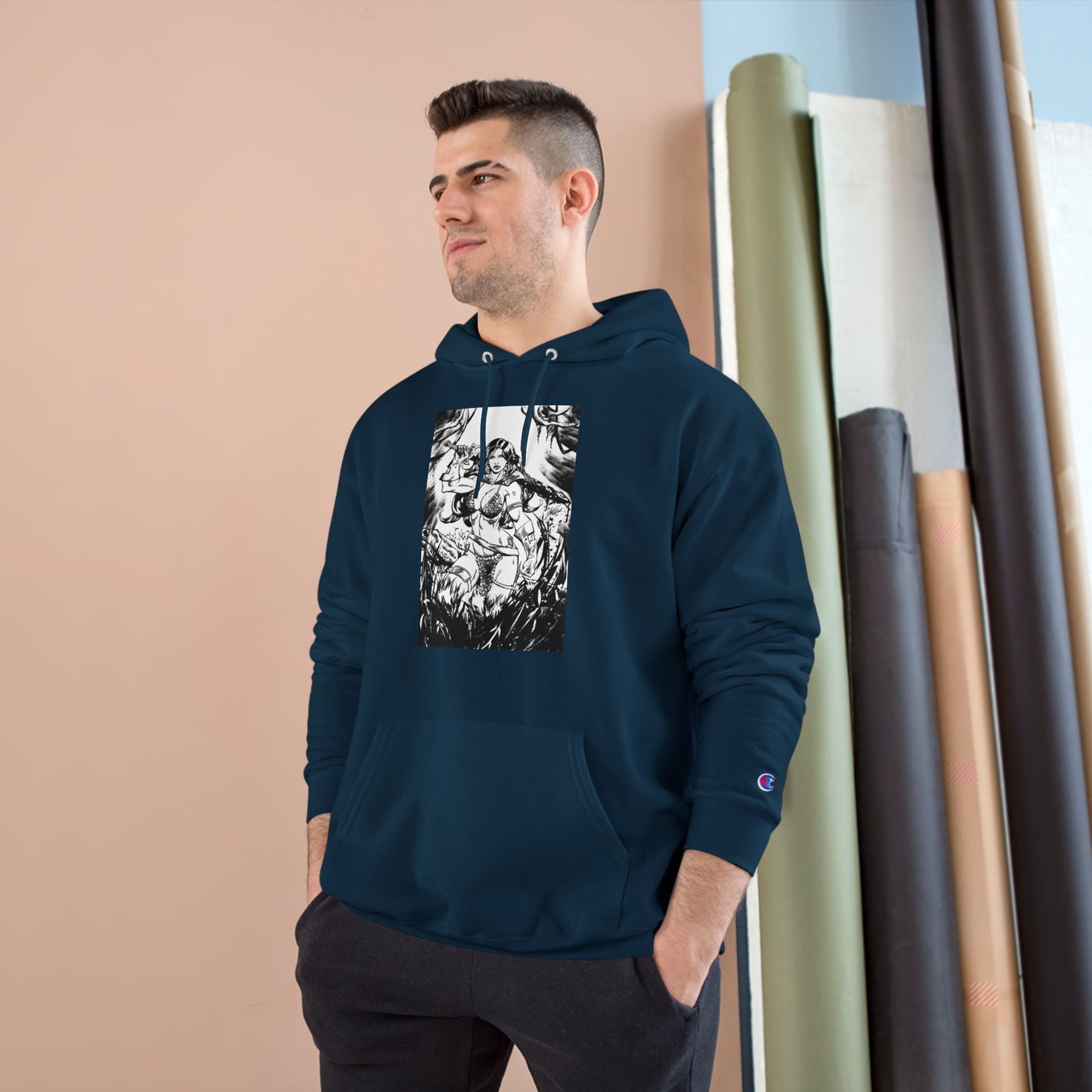 Red Sonja Champion Hoodie — Graphic Hoodie