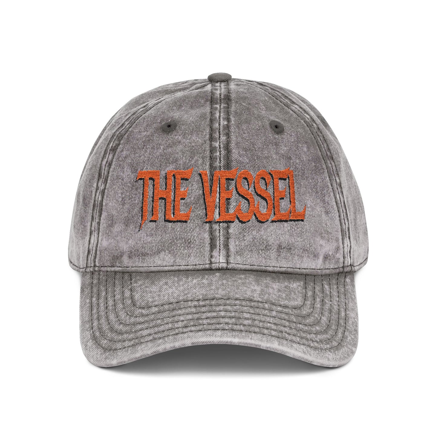 Vintage Embroidered Cap "The Vessel" – Washed Baseball Hat