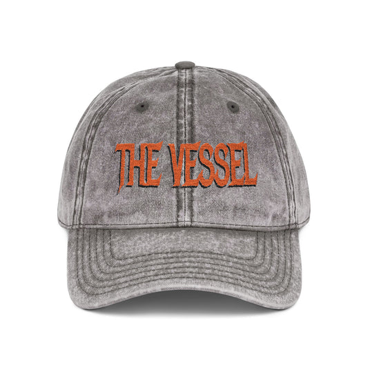 Vintage Embroidered Cap "The Vessel" – Washed Baseball Hat