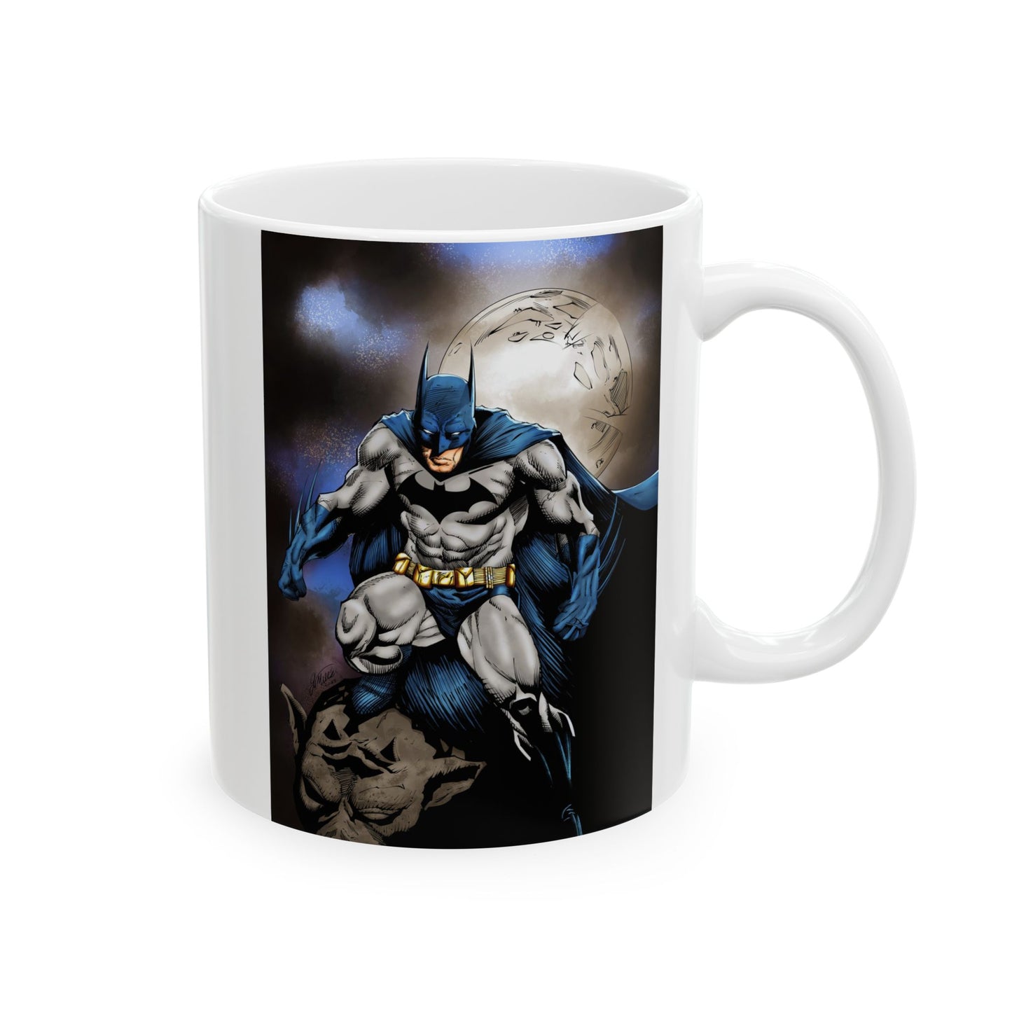 Batman Ceramic Mug — Comic Book Coffee Cup (11oz/15oz)