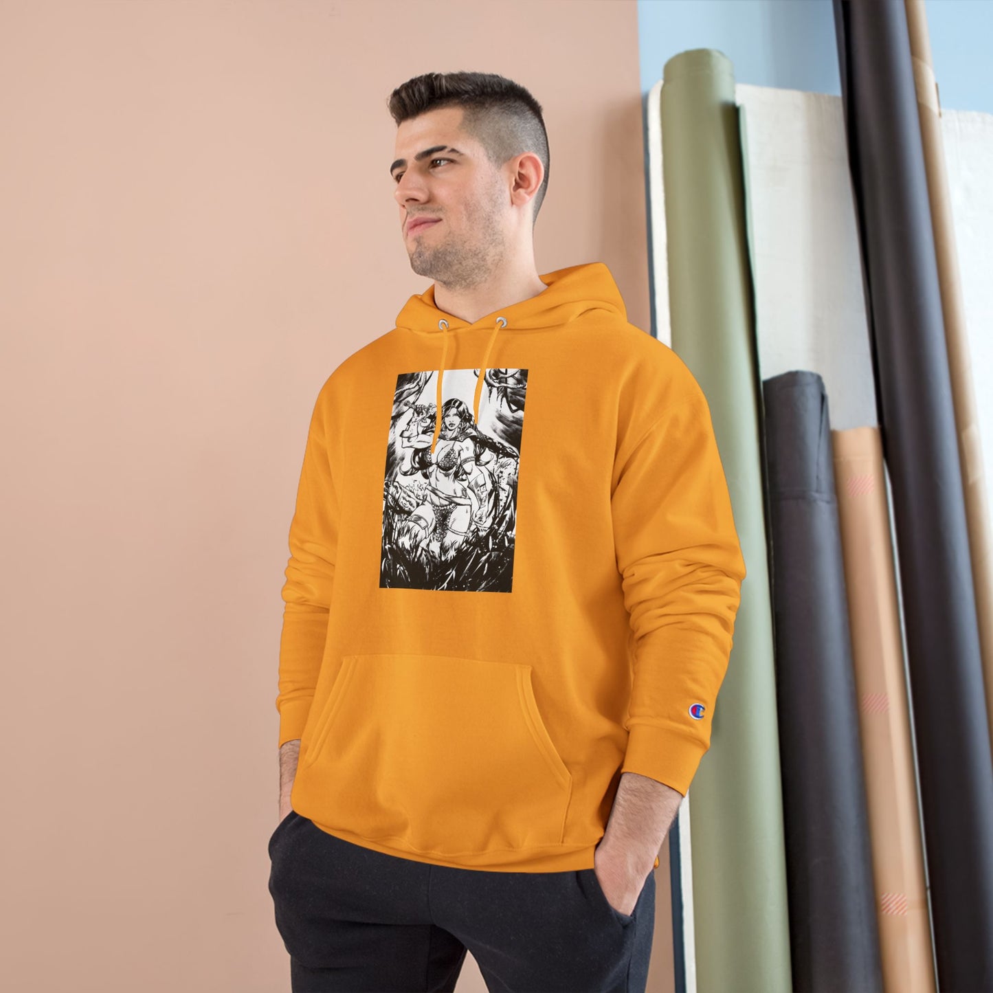 Red Sonja Champion Hoodie — Graphic Hoodie