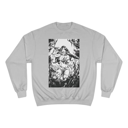Red Sonja Champion Sweatshirt — Classic Comic Hero Crewneck