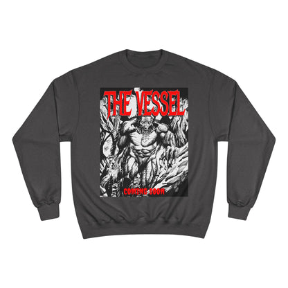 The Vessel Graphic Sweatshirt — Horror Art Crewneck with "Coming Soon" Design