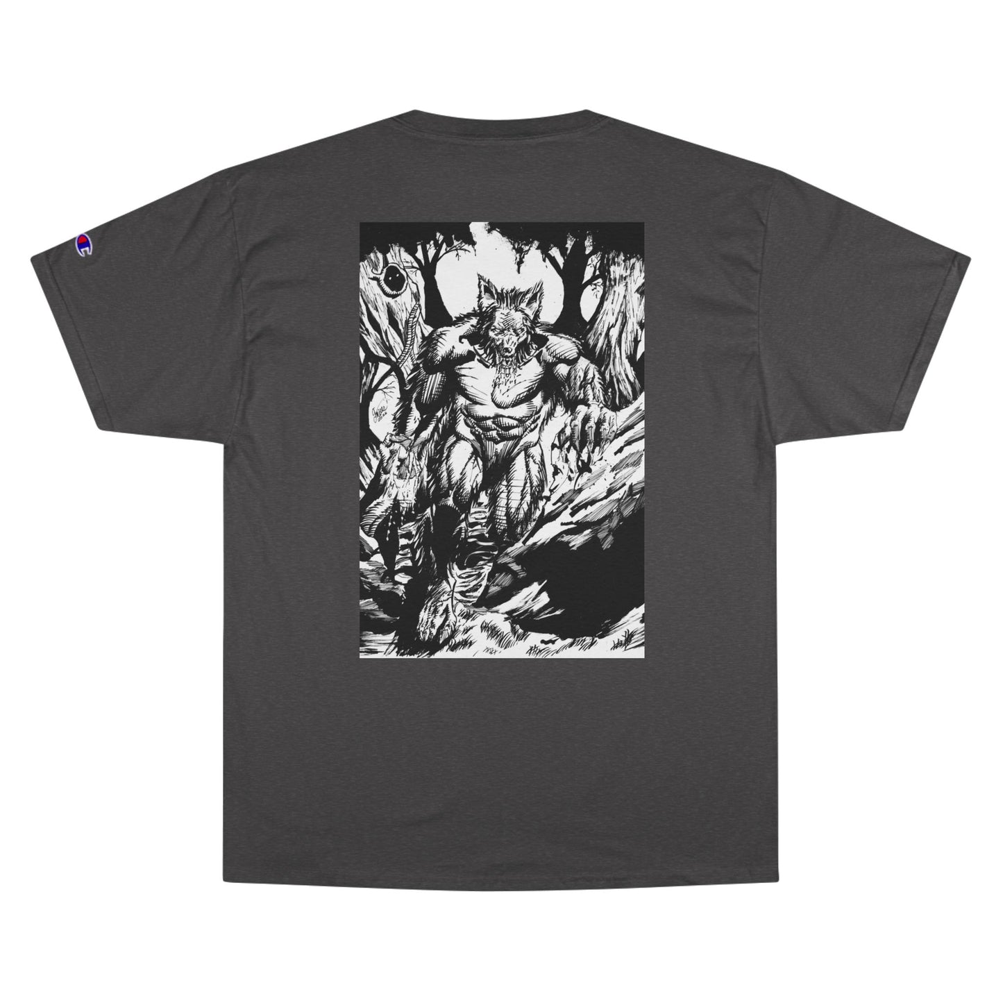 The Vessel Logo T‑Shirt — Horror Comic Back Print