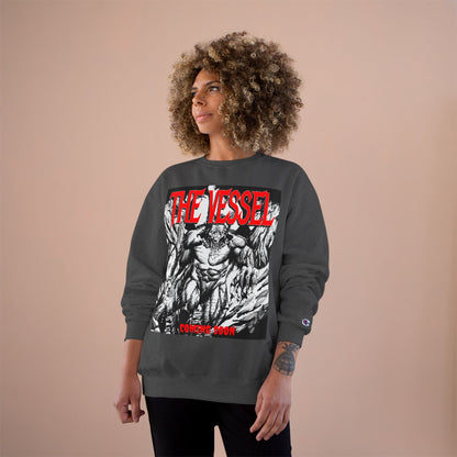 The Vessel Graphic Sweatshirt — Horror Art Crewneck with "Coming Soon" Design