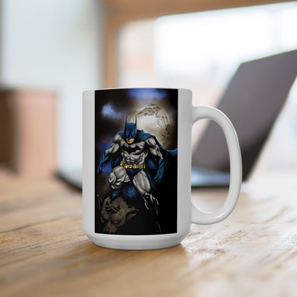 Batman Ceramic Mug — Comic Book Coffee Cup (11oz/15oz)