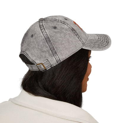 Vintage Embroidered Cap "The Vessel" – Washed Baseball Hat
