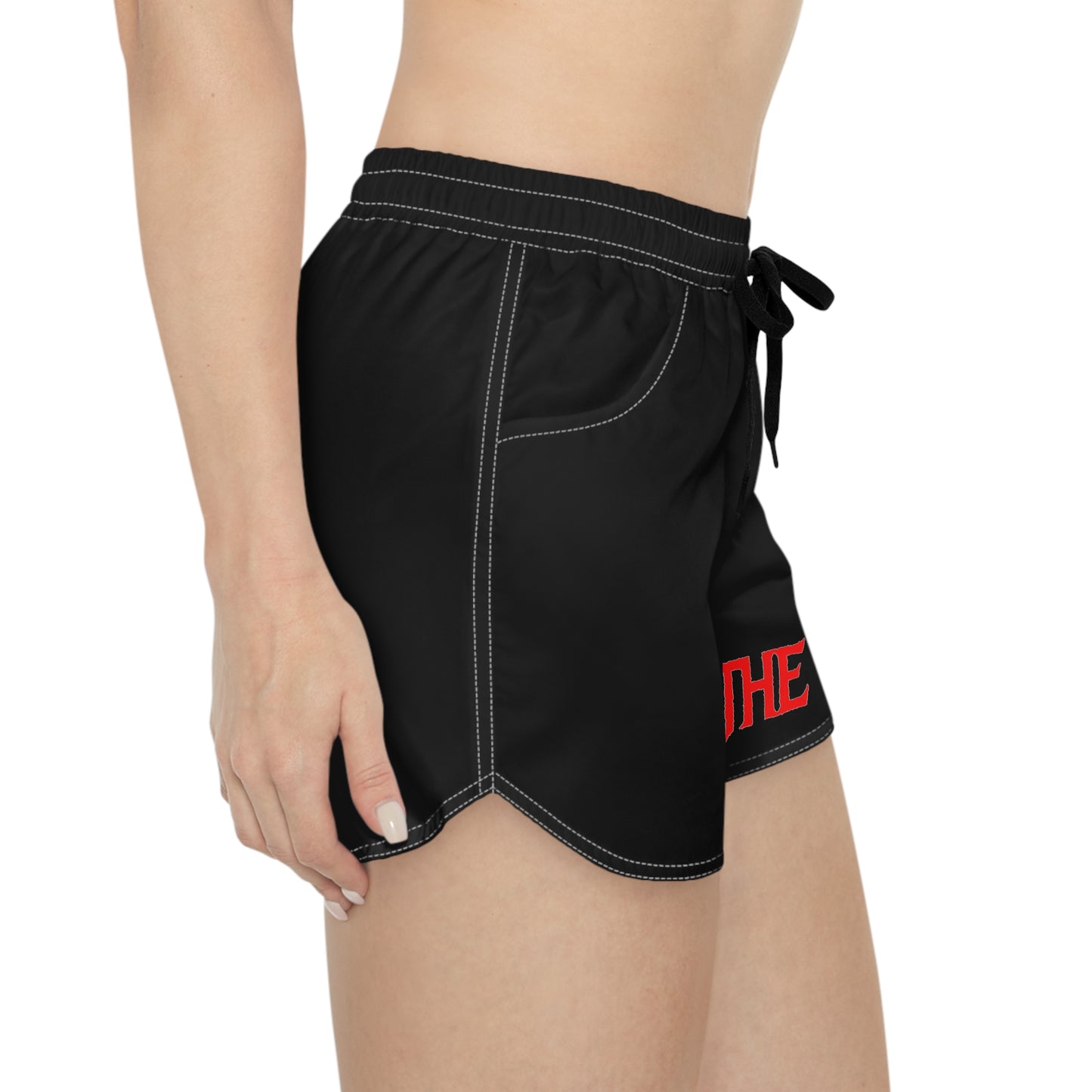 The Vessel Women's Athletic Shorts — Black Casual Lounge & Workout Shorts