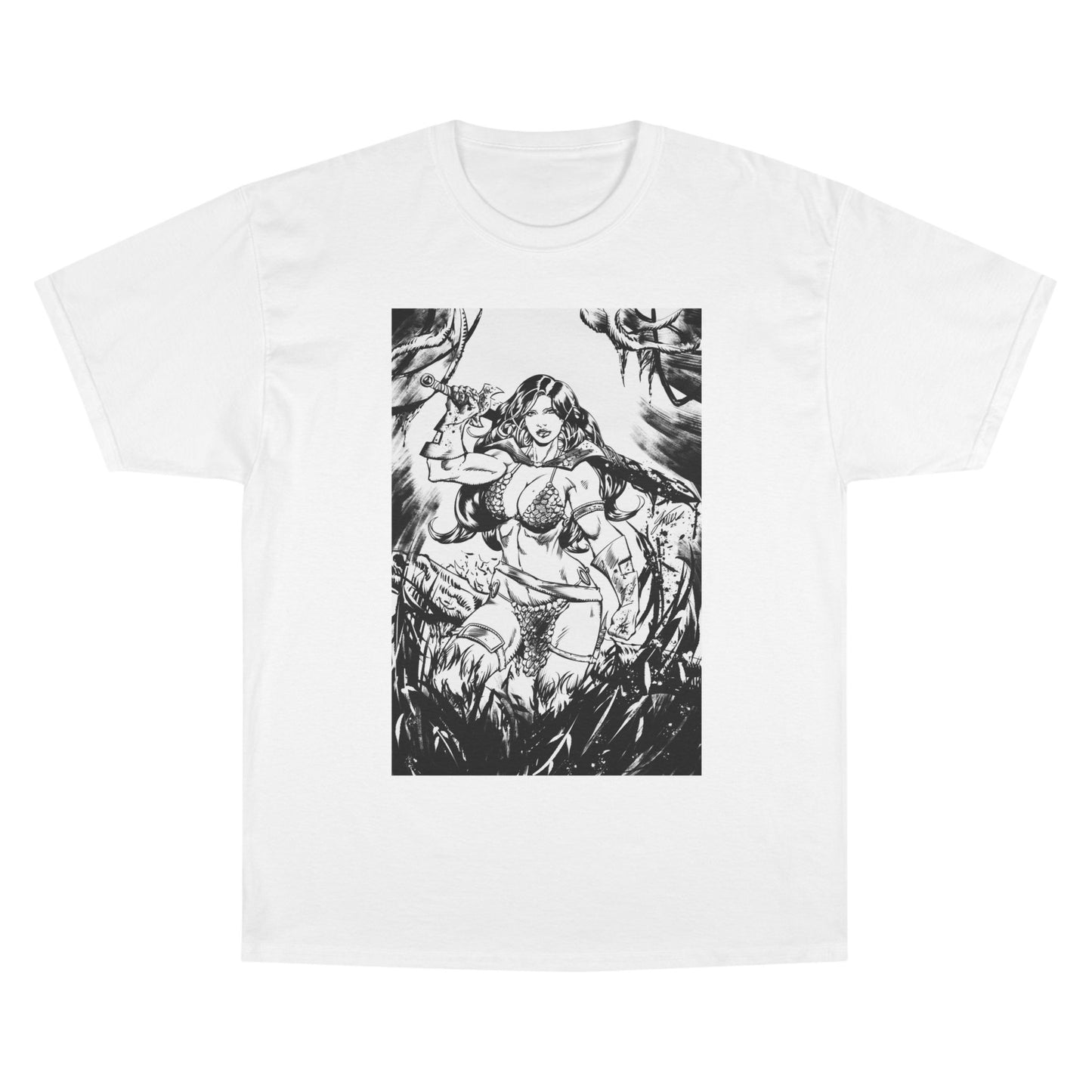 Red Sonja Sword & Sorcery Champion T-Shirt — Comic Fantasy Tee