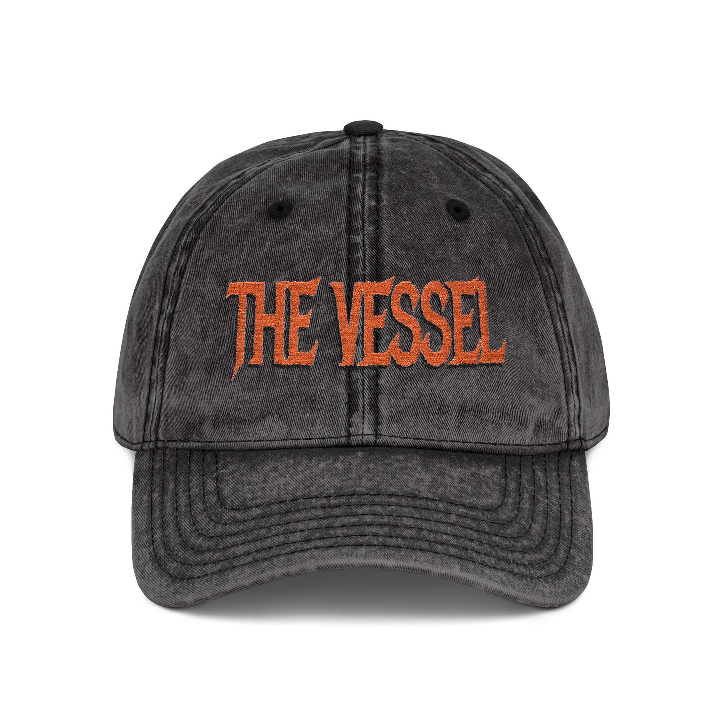 Vintage Embroidered Cap "The Vessel" – Washed Baseball Hat