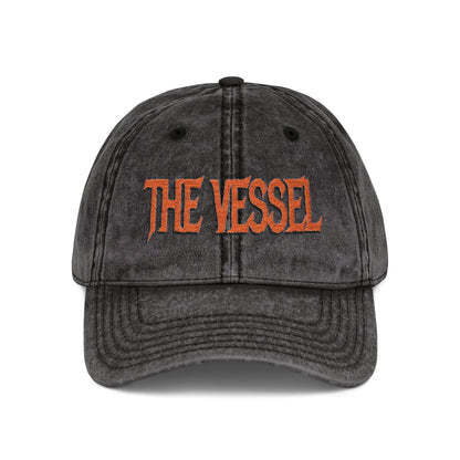 Vintage Embroidered Cap "The Vessel" – Washed Baseball Hat