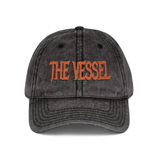 Vintage Embroidered Cap "The Vessel" – Washed Baseball Hat