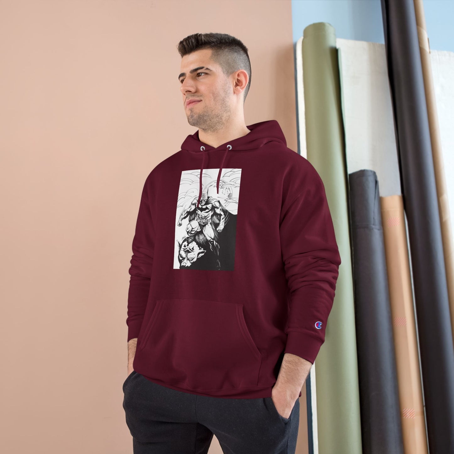 The Bat Champion Hoodie - Cool Comics Design