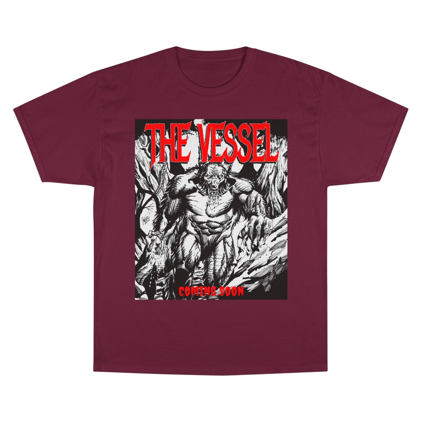 The Vessel Graphic T-Shirt — Horror Comic Art Tee