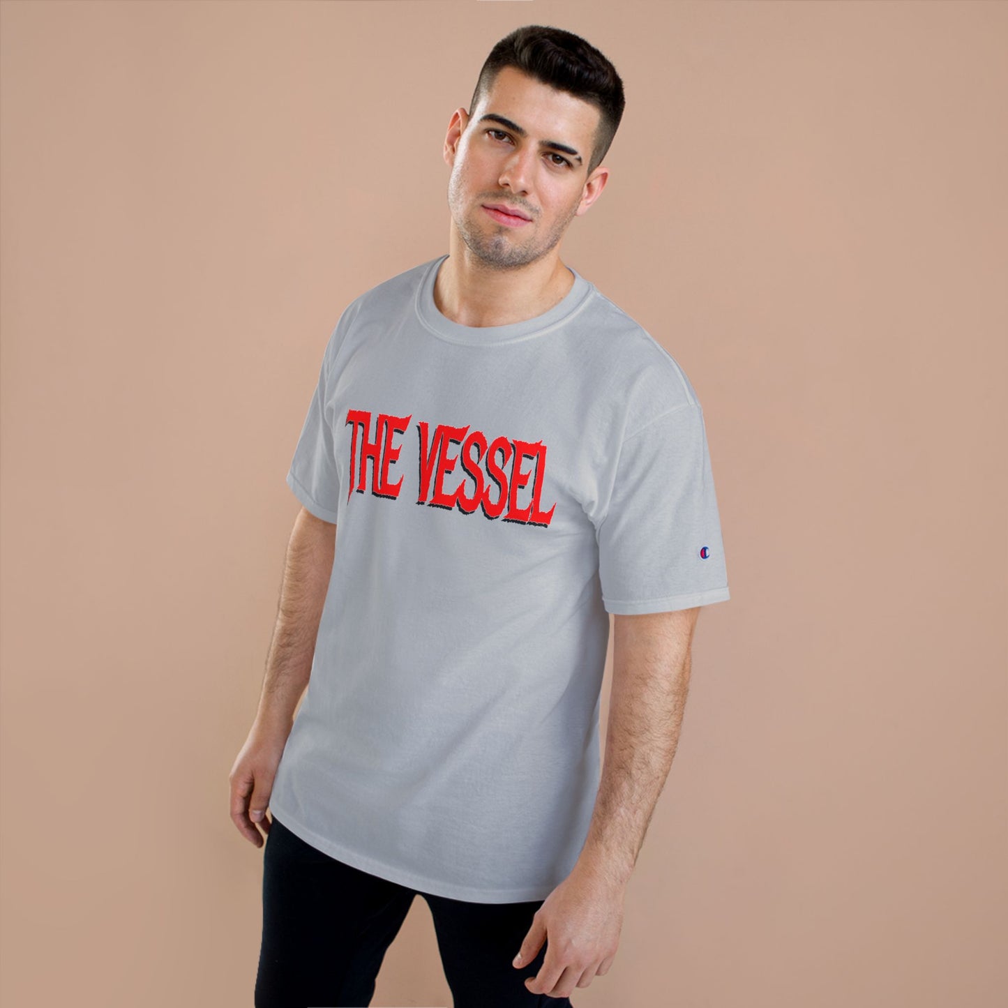 The Vessel Logo T‑Shirt — Horror Comic Back Print