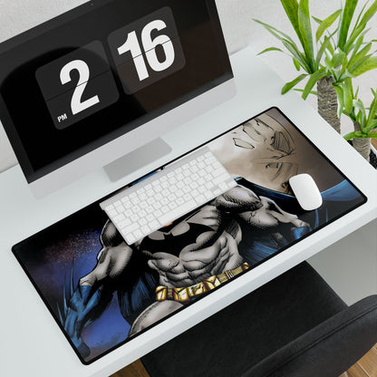 Batman Action Desk Mat — Large Gaming Mousepad with Dark Knight Artwork
