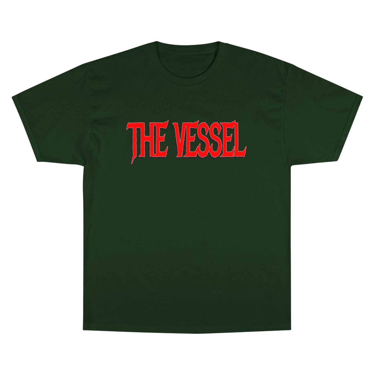 The Vessel Logo T‑Shirt — Horror Comic Back Print