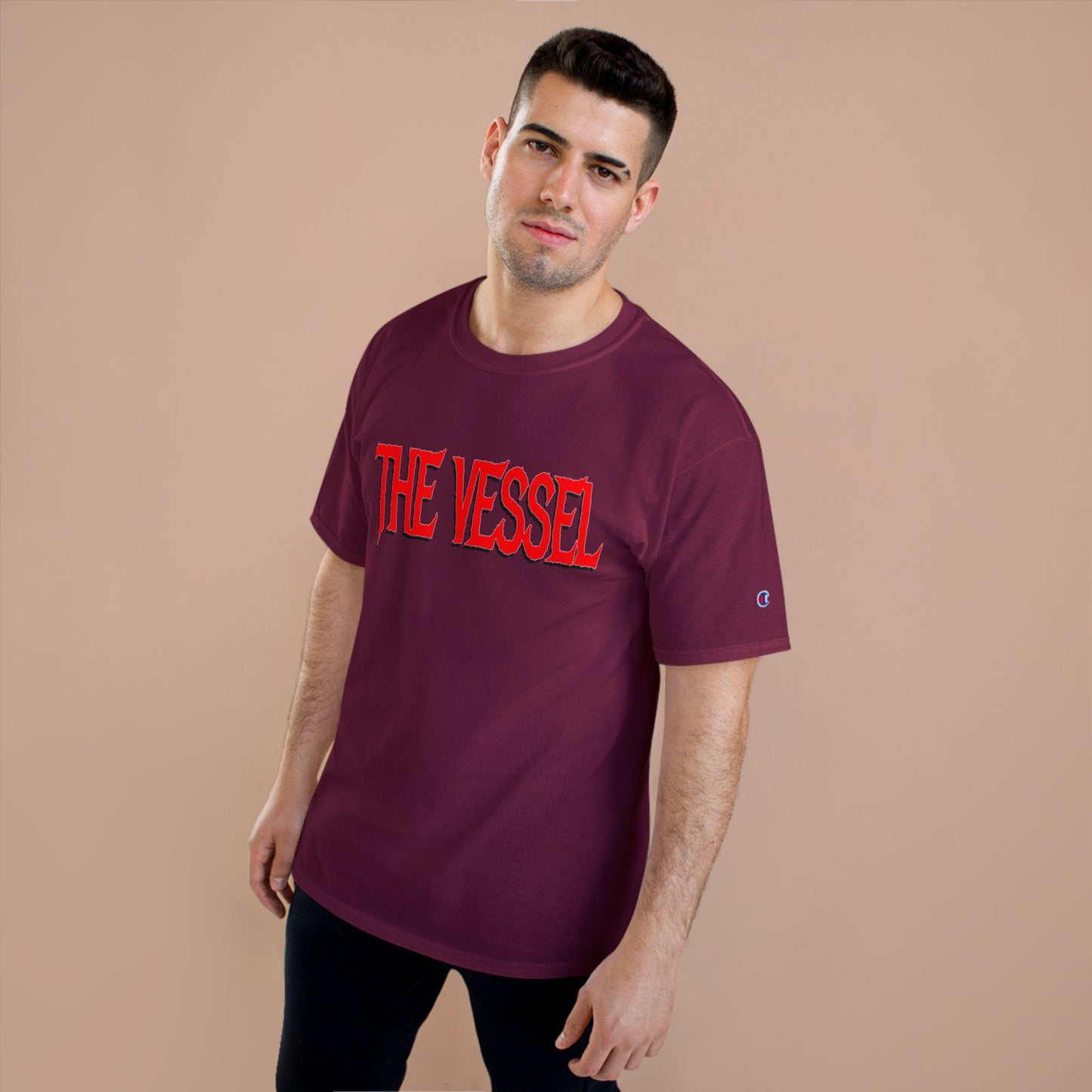The Vessel Logo T‑Shirt — Horror Comic Back Print