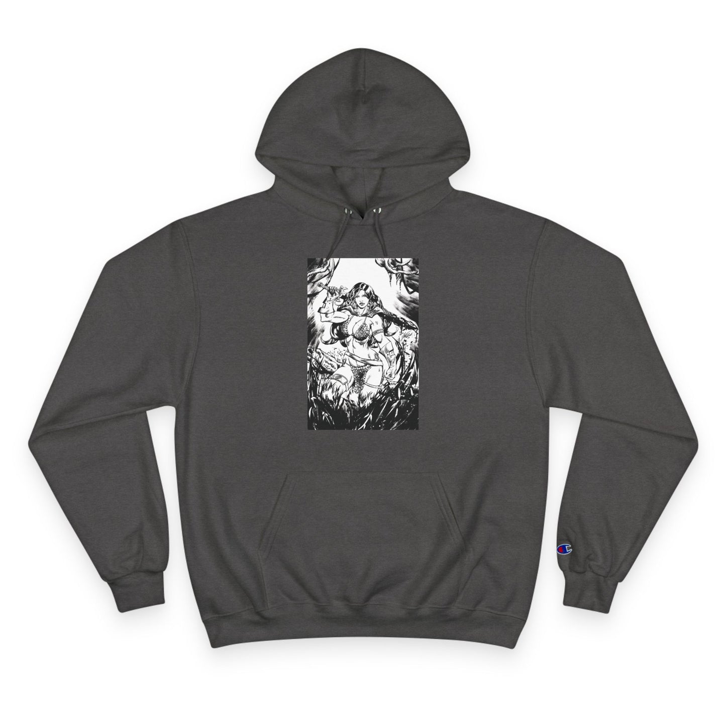 Red Sonja Champion Hoodie — Graphic Hoodie