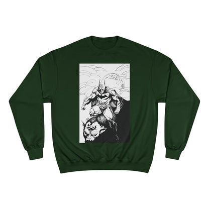 The Bat Comic Champion Sweatshirt - Cool Superhero Graphic Tee