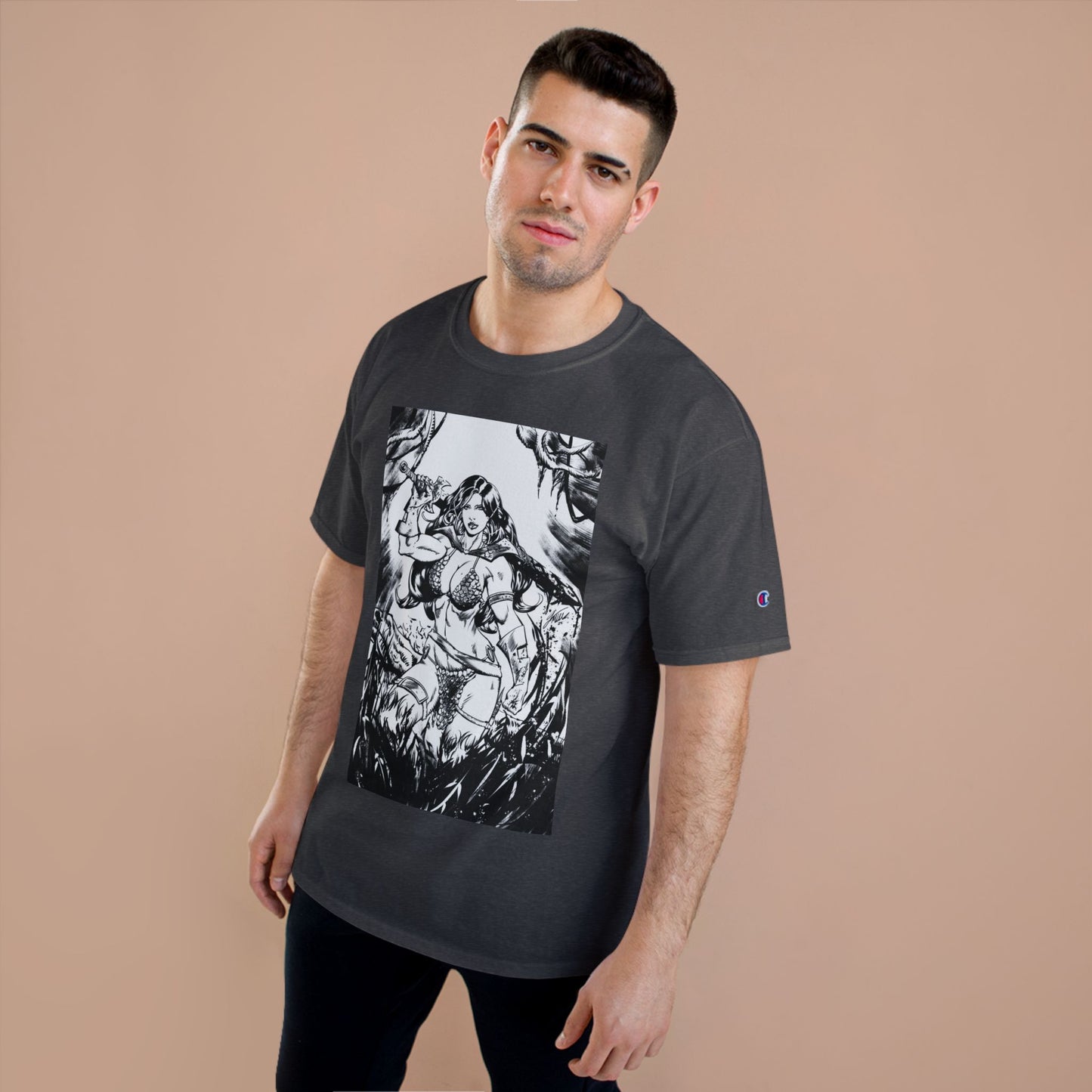 Red Sonja Sword & Sorcery Champion T-Shirt — Comic Fantasy Tee