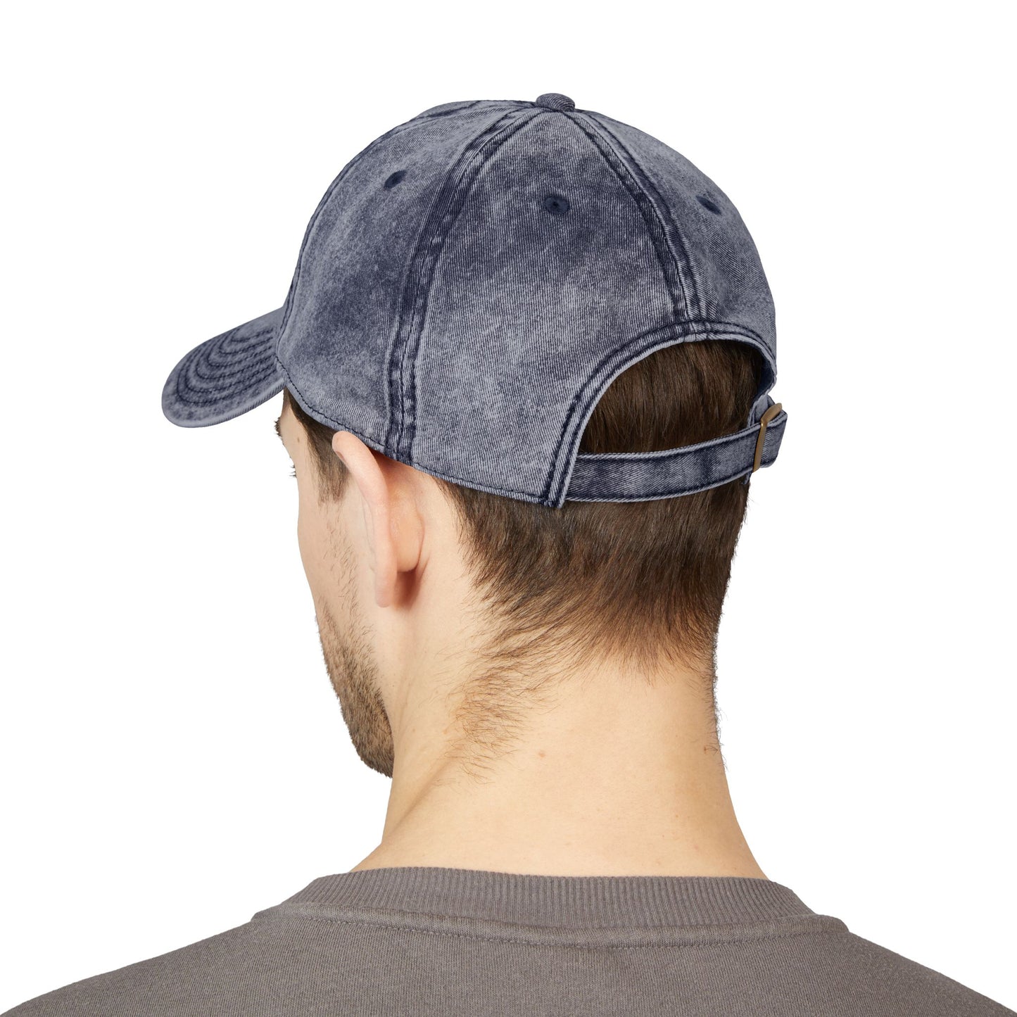 Vintage Embroidered Cap "The Vessel" – Washed Baseball Hat