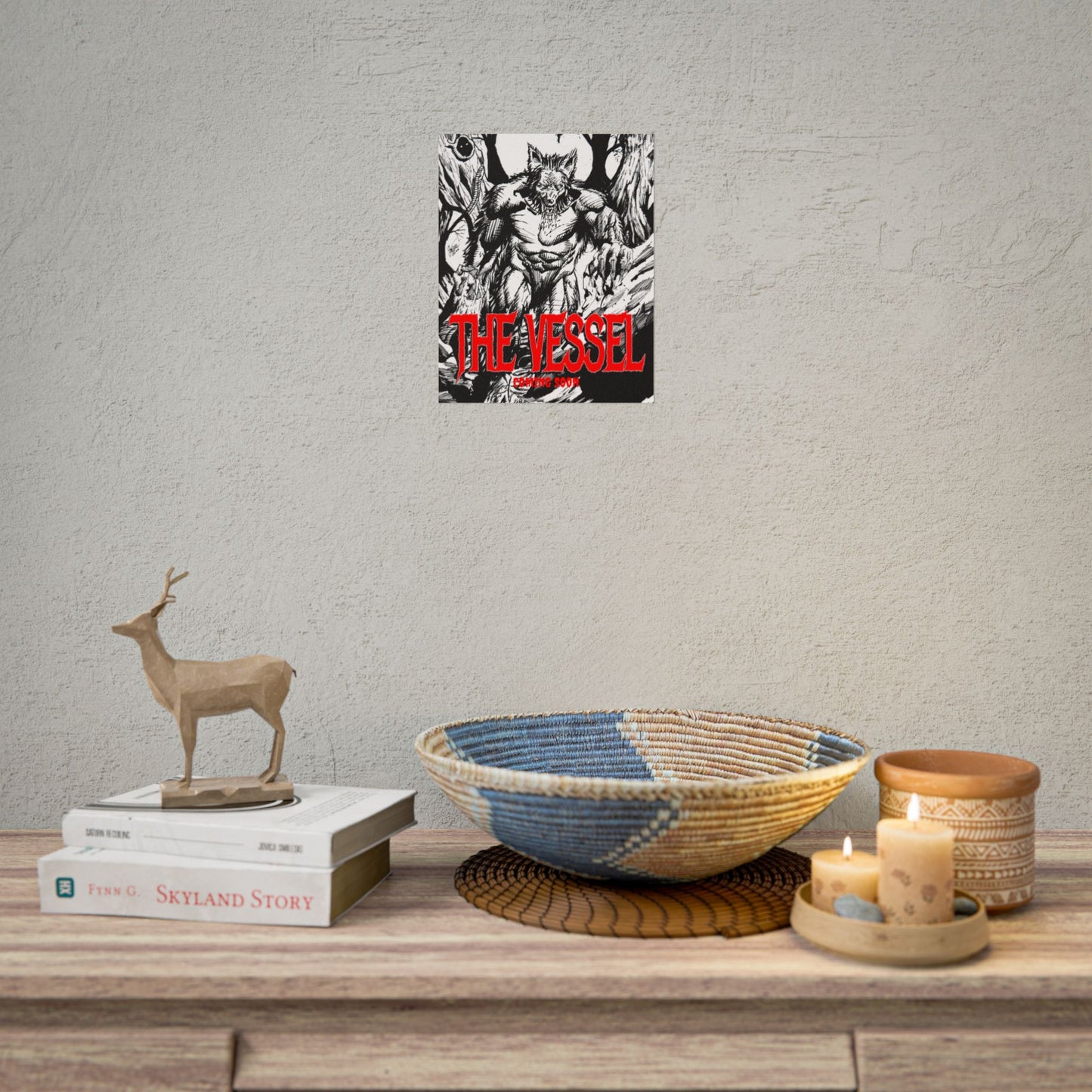 Rolled Poster — "THE VESSEL" Horror Art Print (Werewolf Illustration)