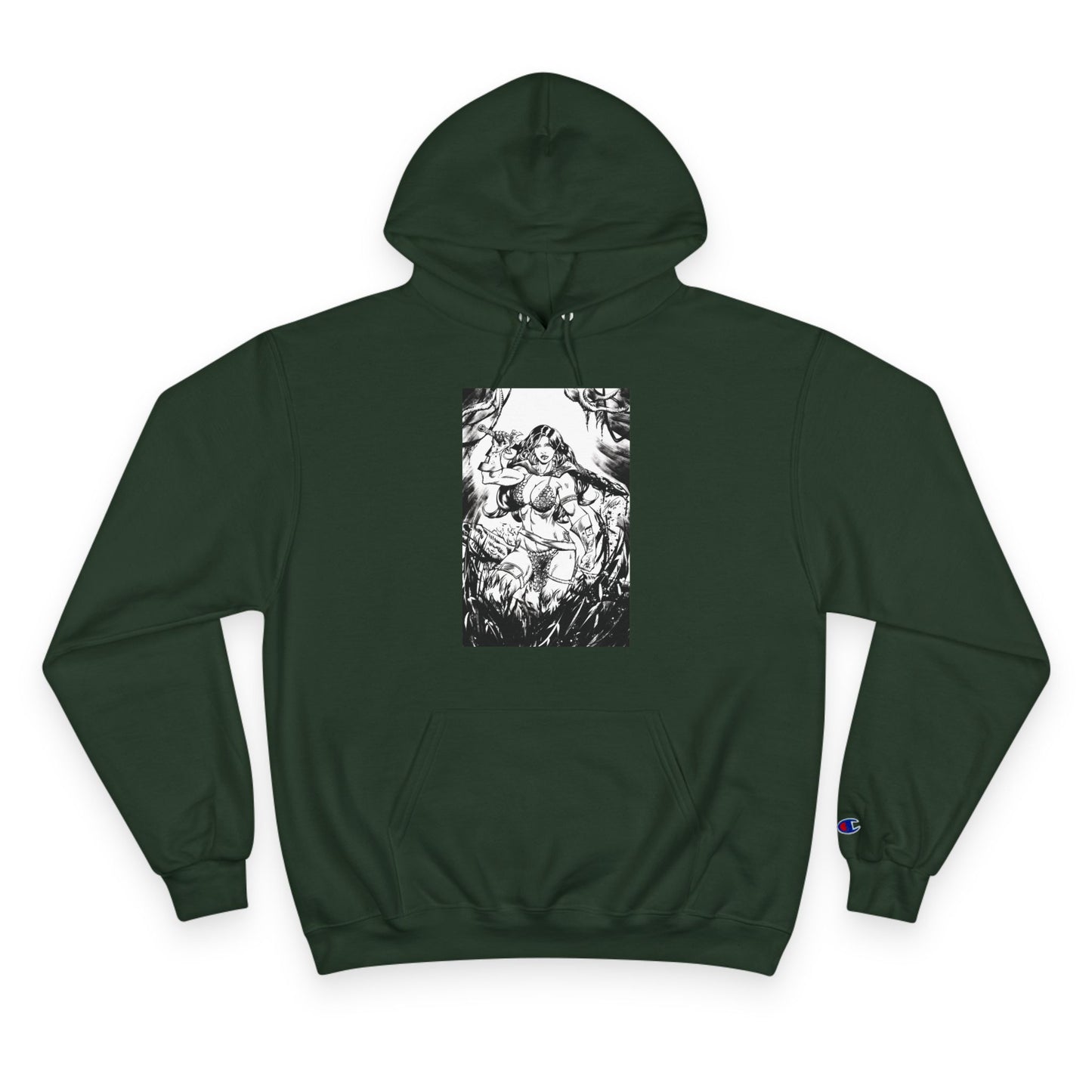 Red Sonja Champion Hoodie — Graphic Hoodie