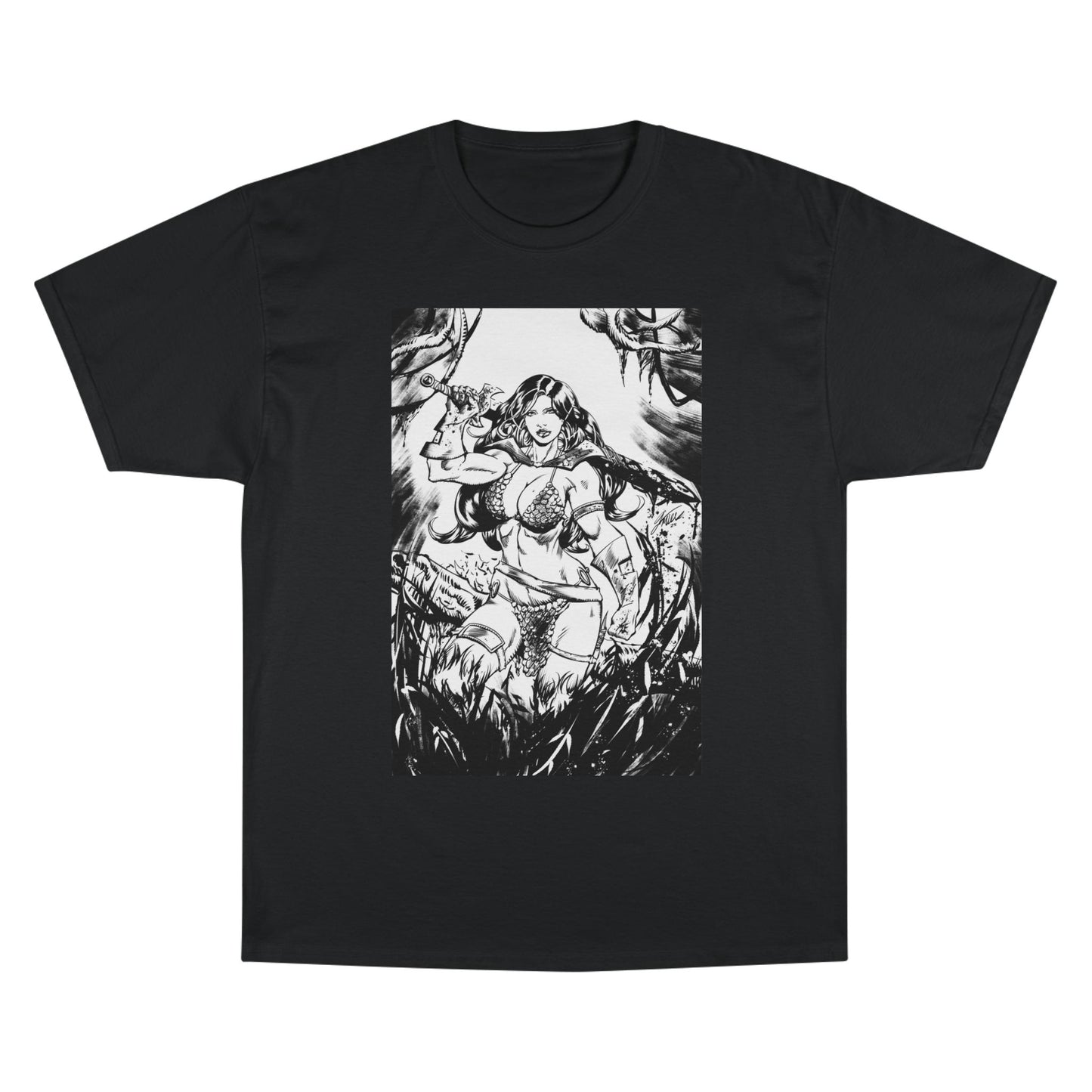 Red Sonja Sword & Sorcery Champion T-Shirt — Comic Fantasy Tee