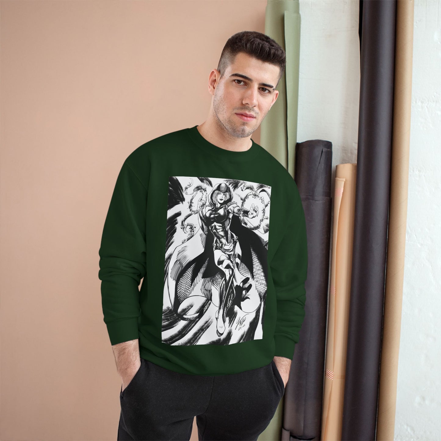 Raven Champion Sweatshirt — Comic Crewneck