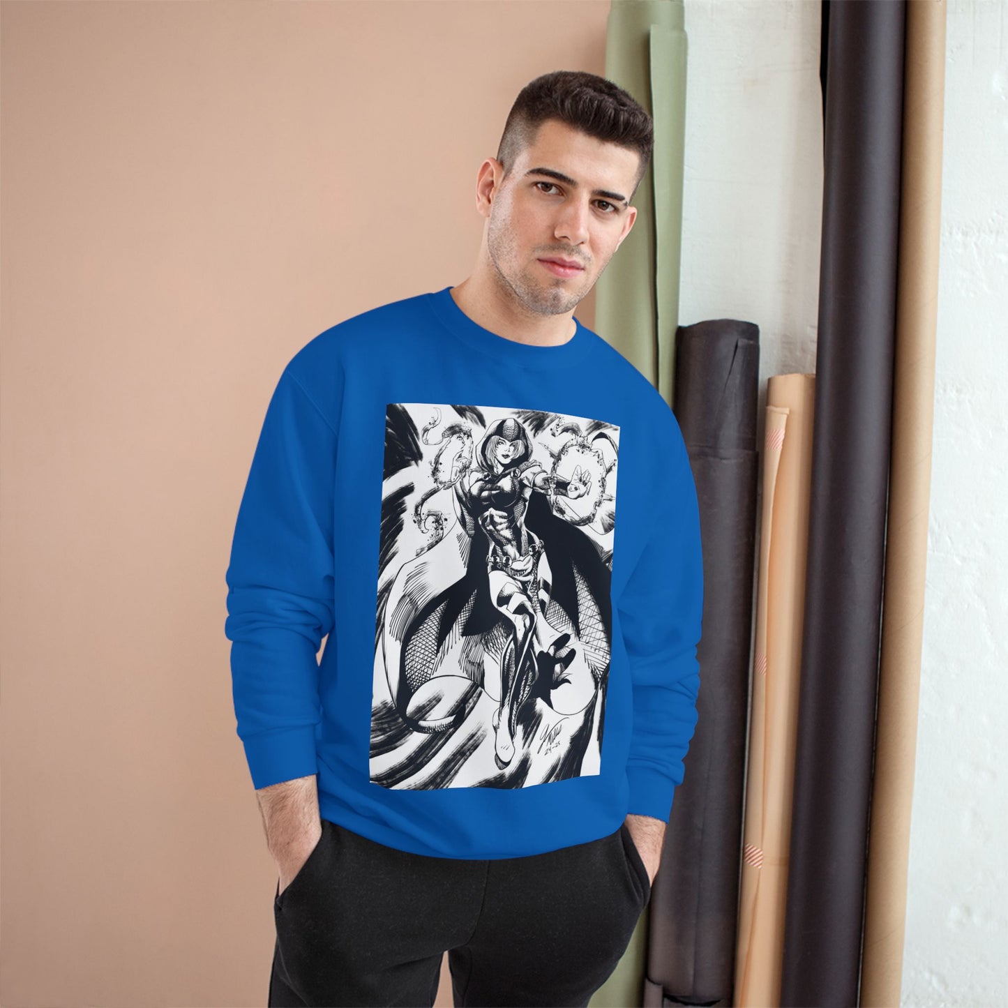 Raven Champion Sweatshirt — Comic Crewneck