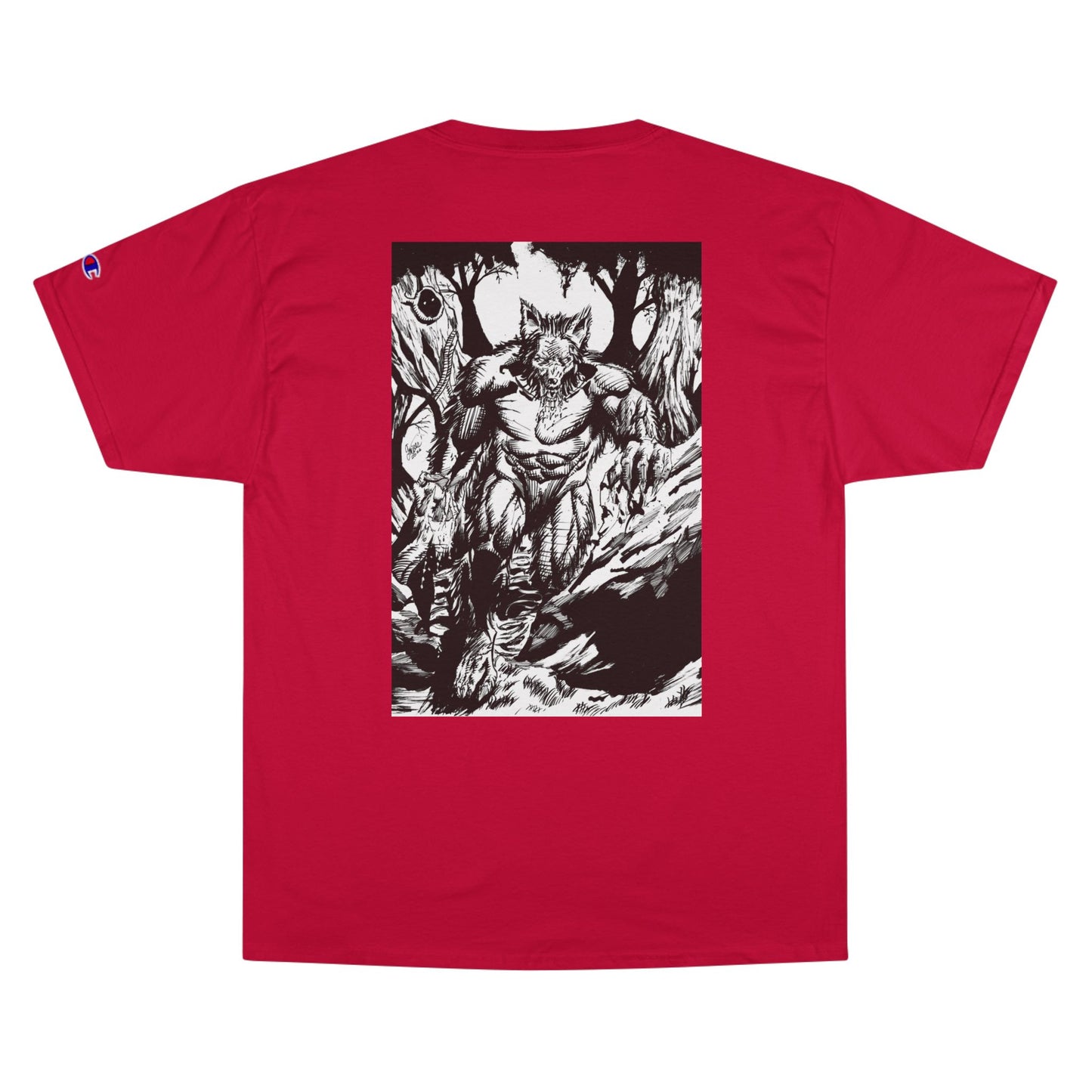 The Vessel Logo T‑Shirt — Horror Comic Back Print
