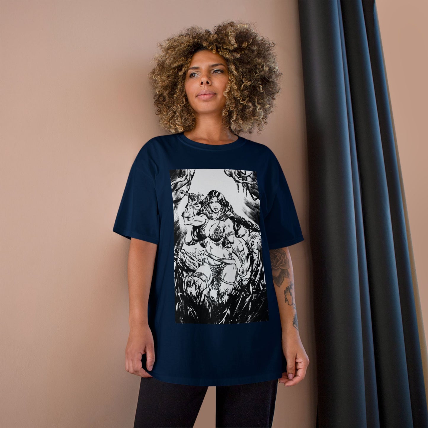 Red Sonja Sword & Sorcery Champion T-Shirt — Comic Fantasy Tee
