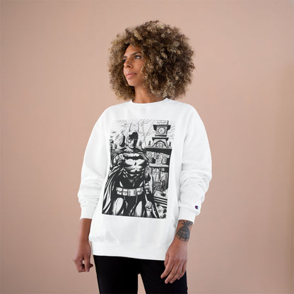 The Bat Arkham Asylum Champion Sweatshirt - Cool Comic Gaming Apparel
