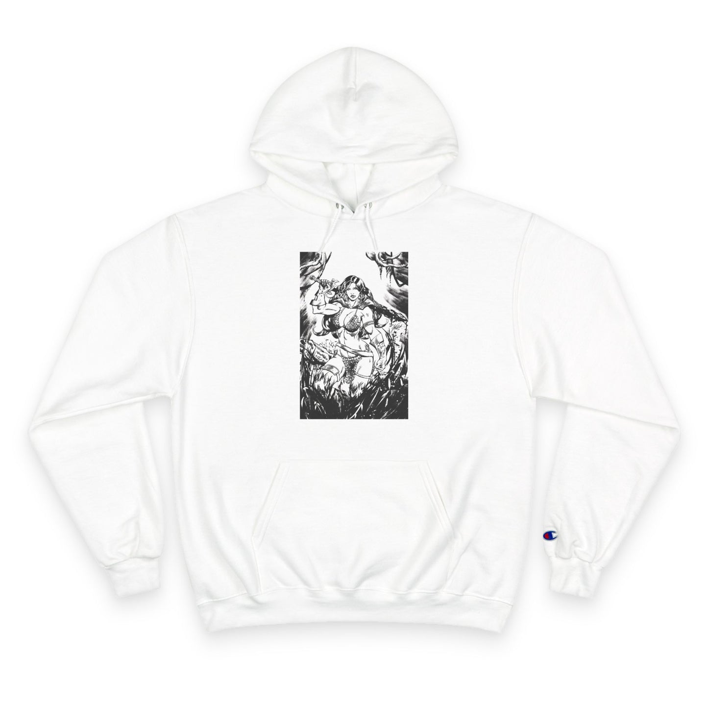Red Sonja Champion Hoodie — Graphic Hoodie