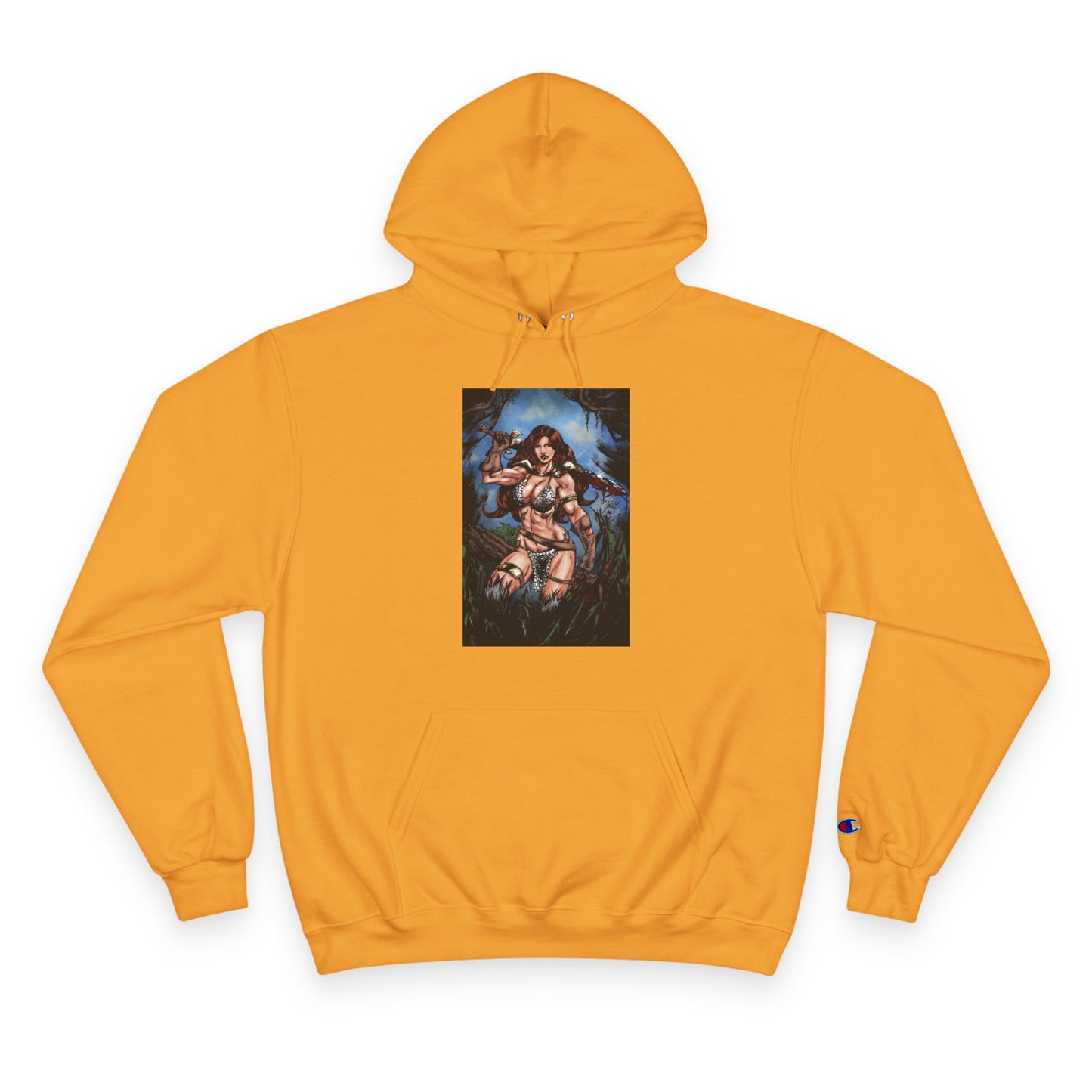 Red Sonja Champion Hoodie — Graphic Hoodie (Color)