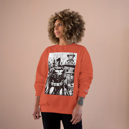 The Bat Arkham Asylum Champion Sweatshirt - Cool Comic Gaming Apparel