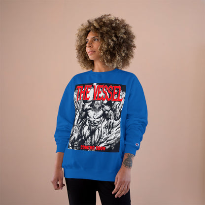 The Vessel Graphic Sweatshirt — Horror Art Crewneck with "Coming Soon" Design