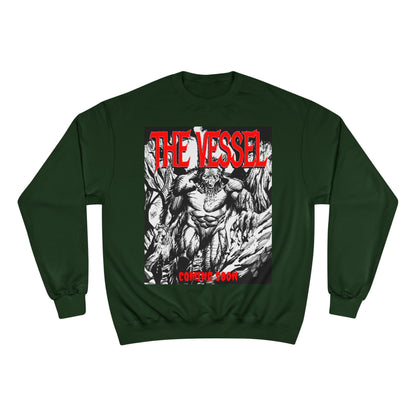 The Vessel Graphic Sweatshirt — Horror Art Crewneck with "Coming Soon" Design